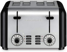 Load image into Gallery viewer, Cuisinart CPT-340P1 Brushed Hybrid Toaster, 4-Slice, Stainless Steel