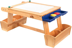 KidKraft Art Table with Drying Rack and Storage