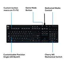 Load image into Gallery viewer, Logitech G610 Orion Red Backlit Mechanical Gaming Keyboard