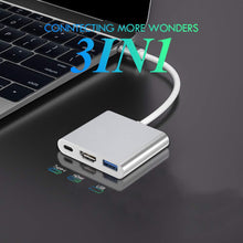 Load image into Gallery viewer, Insignia USB Type-C Multiport HDMI Adapter NS-PU378CHM 5Gbps 4K Ultra HD 60Watts