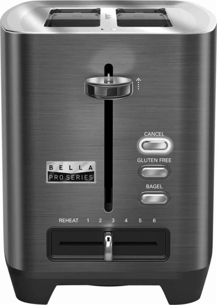 Bella Pro Series 90062 2-Slice Toaster 11.8