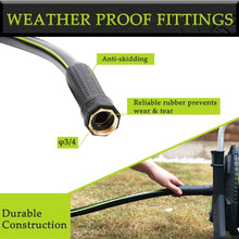 Load image into Gallery viewer, Worth Garden 3/4 Water Hose - Durable Non Kinking Garden Hose - PVC Material with Brass Hose Fittings - Flexible Hose for Household and Professional Use