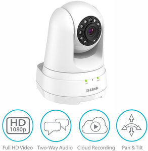 D-Link Full HD 1080p Pan/Tilt/Zoom WiFi Indoor Security Camera/ Cloud Recording, 2-way Audio, Motion Detection & Night Vision/ Amazon Alexa Echo Show/Echo Spot/Fire TV, Google Assistant DCS-8525LH-US