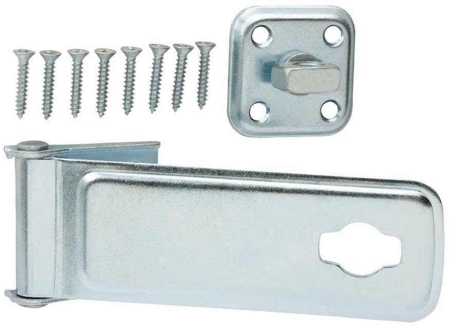 Everbilt 6 in. Zinc Plated Latch Post Safety Hasp