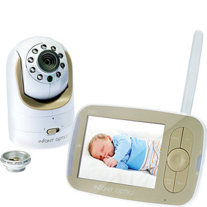 Infant Optics DXR-8 Video Baby Monitor with Interchangeable Optical Lens (White)