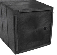 Load image into Gallery viewer, Lineata 11.75 in. x 13 in. Slate Rubber Self-Watering Planter