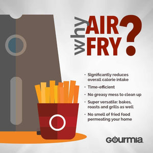 Gourmia GAF718 Digital Free Fry Air Fryer- No Oil Healthy Cooking - To –  STL PRO, Inc.