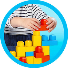 Load image into Gallery viewer, Mega Bloks Pull-Along Puppy Preschool Building Set with Block Pooping, Multi (GNW63)