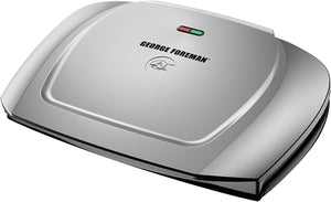 George Foreman 9-Serving Classic Plate Electric Indoor Grill & Panini Press