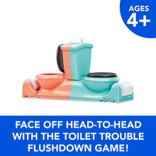 Load image into Gallery viewer, Hasbro Gaming Toilet Trouble Flushdown Kids Game Water Spray Ages 4+