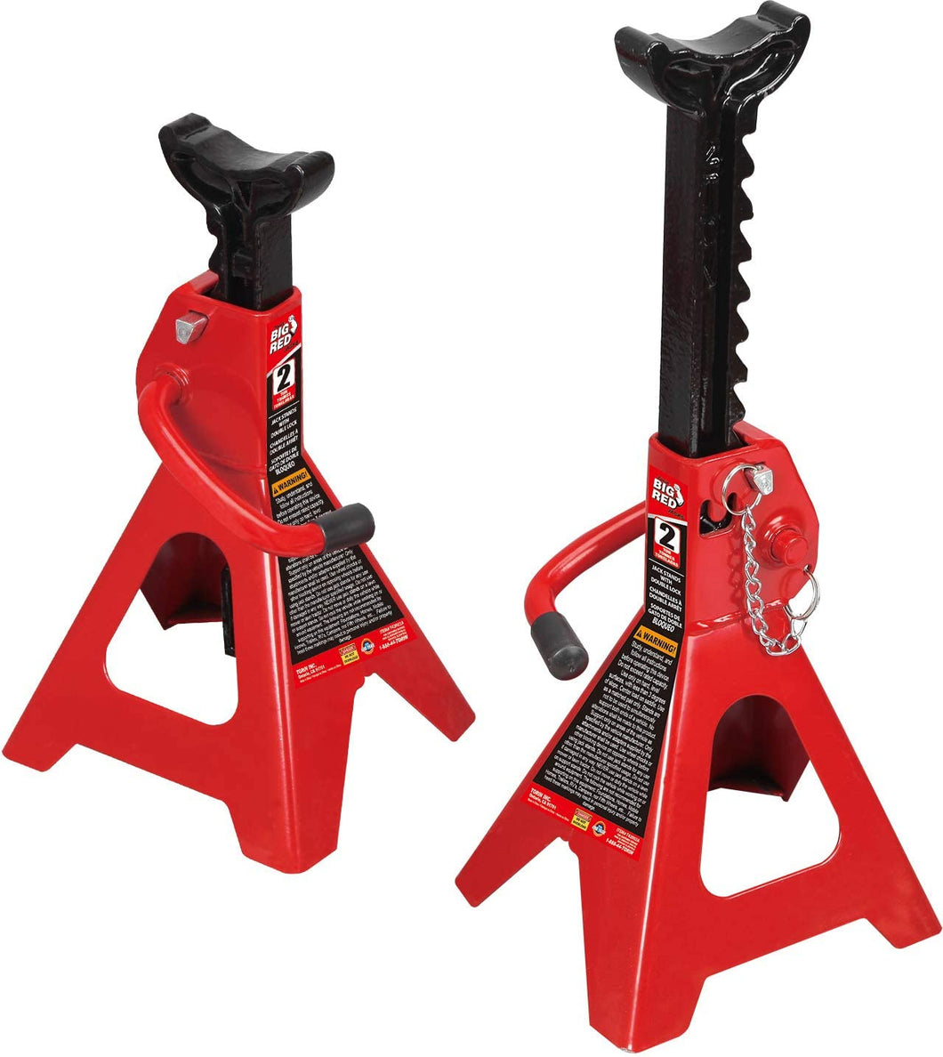 BIG RED Torin Steel Jack Stands: Double Locking