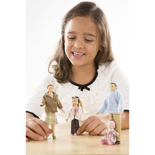 Load image into Gallery viewer, Melissa &amp; Doug  4-Piece Victorian Vinyl Poseable Doll Family for Dollhouse - 1:12 Scale