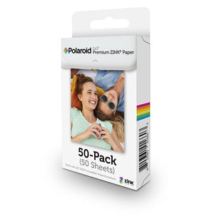 Polaroid 2x3ʺ Premium ZINK Zero Photo Paper 50-Pack - Compatible with Polaroid Snap / SnapTouch Instant Print Digital Cameras & Polaroid ZIP Mobile Photo Printer