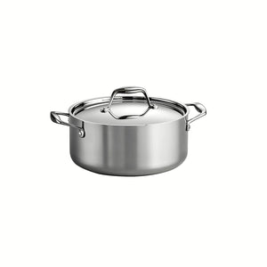 Tramontina 80116/004DS Gourmet 18/10 Stainless Steel Induction-Ready Tri-Ply Clad Fry Pan