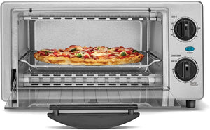 BELLA 4 Slice Countertop Toaster Oven, 1000 Watt Quartz Element
