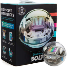 Load image into Gallery viewer, Sphero BOLT: App-Enabled Robot Ball with Programmable Sensors + LED Matrix, Infrared &amp; Compass - STEM Educational Toy for Kids - Learn JavaScript, Scratch &amp; Swift
