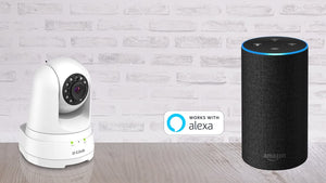 D-Link Full HD 1080p Pan/Tilt/Zoom WiFi Indoor Security Camera/ Cloud Recording, 2-way Audio, Motion Detection & Night Vision/ Amazon Alexa Echo Show/Echo Spot/Fire TV, Google Assistant DCS-8525LH-US