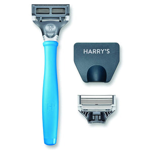Harry's Razor With 2 Blade Cartridges Surf Blue