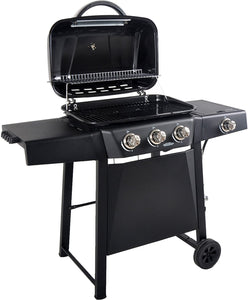 RevoAce GBC1793W Portable Dual Fuel Combination Charcoal/Gas Barbecue Outdoor Grill