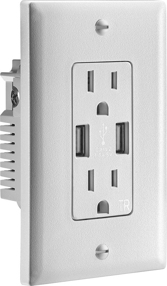 Insignia 3.6A USB Charger Wall Outlet White