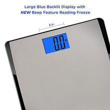 Load image into Gallery viewer, EatSmart Precision 550 Pound Extra-High Capacity Digital Bathroom Scale with Extra-Wide Platform