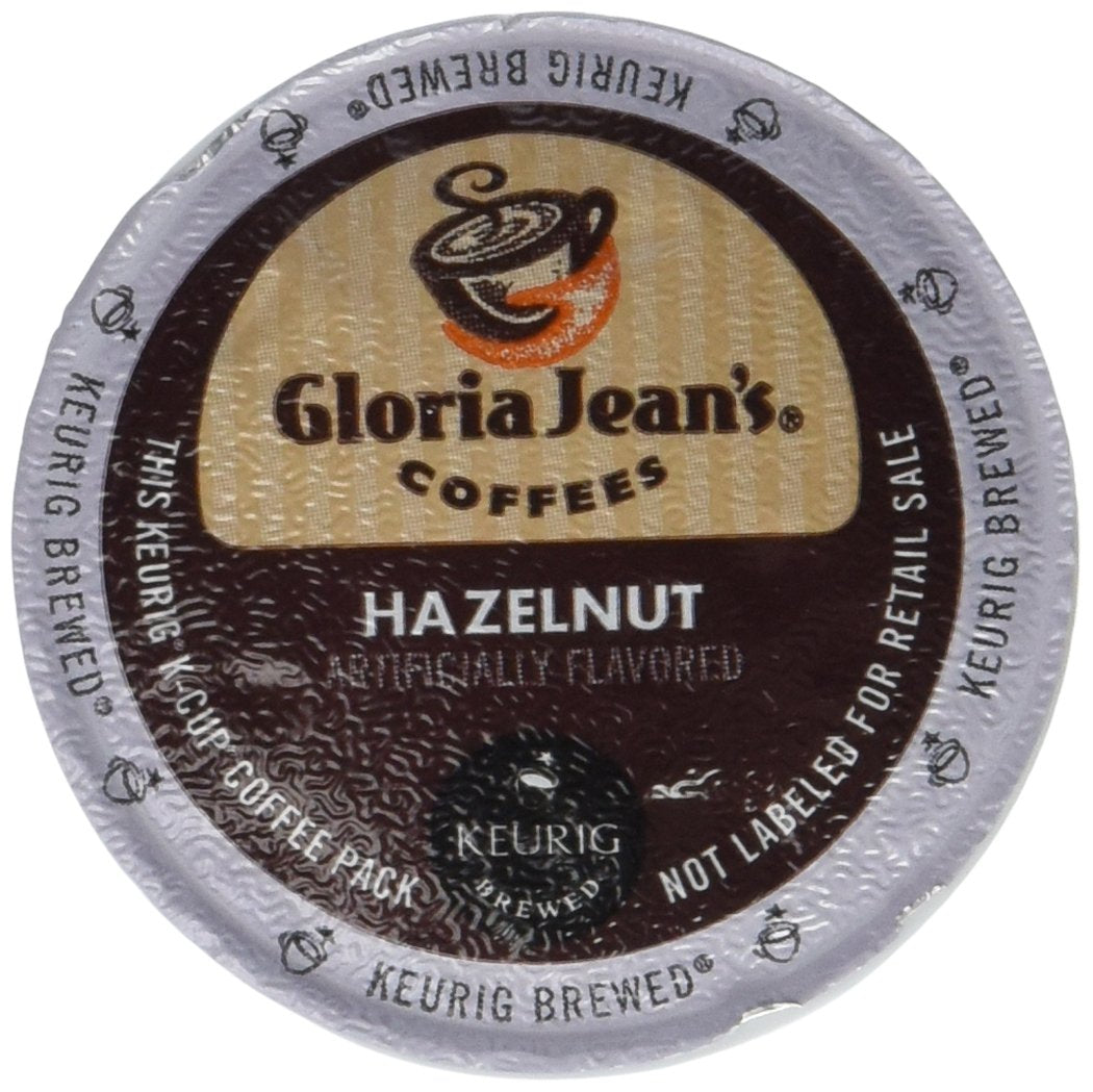 Gloria Jean's Hazelnut Keurig 2.0 K-Cup Pack, 48 Count