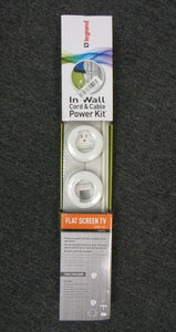 Legrand In-Wall Wiremold Cord & Cable Power Kit WMC701 White