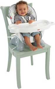 Fisher-Price SpaceSaver High Chair, Geo Meadow