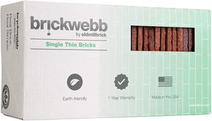Single Thin Bricks - Flats for Brickwebb (Box of 50) - Boston Mill