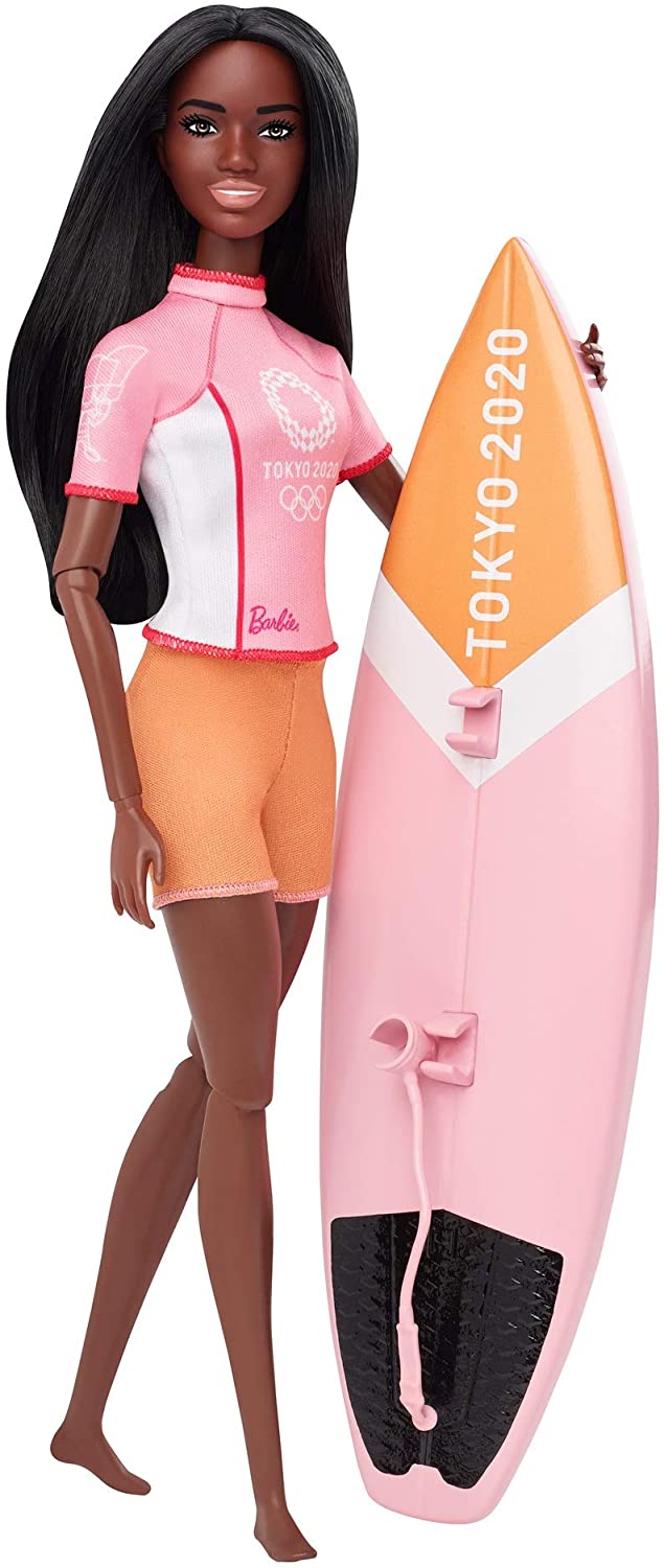 Barbie Olympic Games Tokyo 2020 Surfer Doll with Surf Uniform, Tokyo 2 –  STL PRO, Inc.