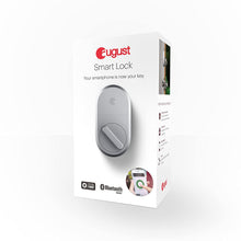 Load image into Gallery viewer, August Smart Lock, 3rd Gen technology - Silver, Works with Alexa