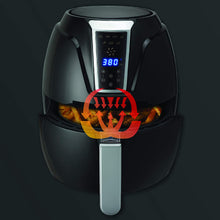 Load image into Gallery viewer, Air Fryer with Digital LED Touch Display 1400 Watts - 3.2L Capacity (1802)