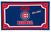 Load image into Gallery viewer, Team Sports America Chicago Cubs Embossed Floor Mat, 18 x 30 inches