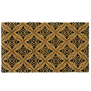 Rubber-Cal "Classic Fleur de Lis French Matting Doormat, 18 by 30-Inch