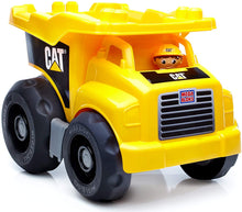 Load image into Gallery viewer, Mega Bloks CAT Large Dump Truck with Big Building Blocks, Building Toys for Toddlers (25 Pieces) [Styles May Vary]