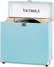 Load image into Gallery viewer, Victrola Vintage Vinyl Record Storage Carrying Case for 30+ Records