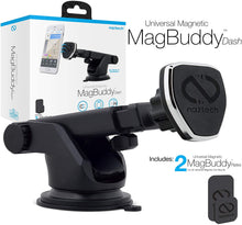 Load image into Gallery viewer, Naztech MagBuddy Dash Telescopic Phone Mount [Hands-Free] Compatible for iPhone 12 /SE 2020/11/Pro/Pro Max, Galaxy S20/S10/S9, Note 20 5G/10/9 + More
