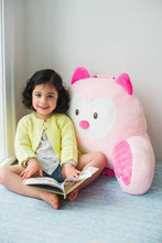 Load image into Gallery viewer, Sweet Seats Animal Adventure OwlReading CushionLightweight &amp; Portable Bed Rest PillowPerfect for Ages 2+