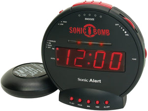 Sonic Alert SBB500ss Sonic Bomb Alarm Clock with Super Shaker