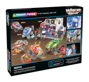 Laser Pegs 18203 Destroyer Light-Up Building Block Playset, The First Lighted Construction Toy to Ignite Your Child's Creativity; It's Your Imagination, Light It Up