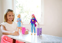 Load image into Gallery viewer, Barbie Doll and Travel Set, with pet, luggage and accessories