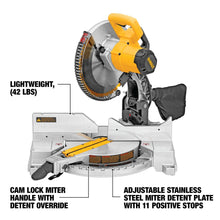 Load image into Gallery viewer, DEWALT DW715 15-Amp 12-Inch Single-Bevel Compound Miter Saw (Discontinued)