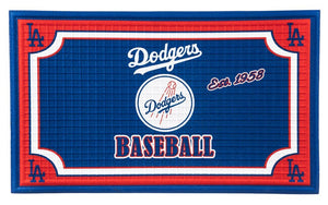 Team Sports America Chicago Cubs Embossed Floor Mat, 18 x 30 inches