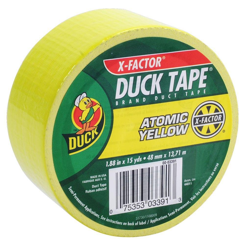 1.88 in. x 15 yds. X-Factor Yellow Duct Tape (6-Pack)