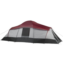 Load image into Gallery viewer, OZARK Trail 10-Person 3-Room Cabin Tent with side entrances