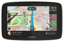 Load image into Gallery viewer, TomTom GO 520 5-Inch GPS Navigation Device with Free Lifetime Traffic &amp; World Maps, WiFi-Connectivity, Smartphone Messaging, Voice Control and Hands-Free Calling