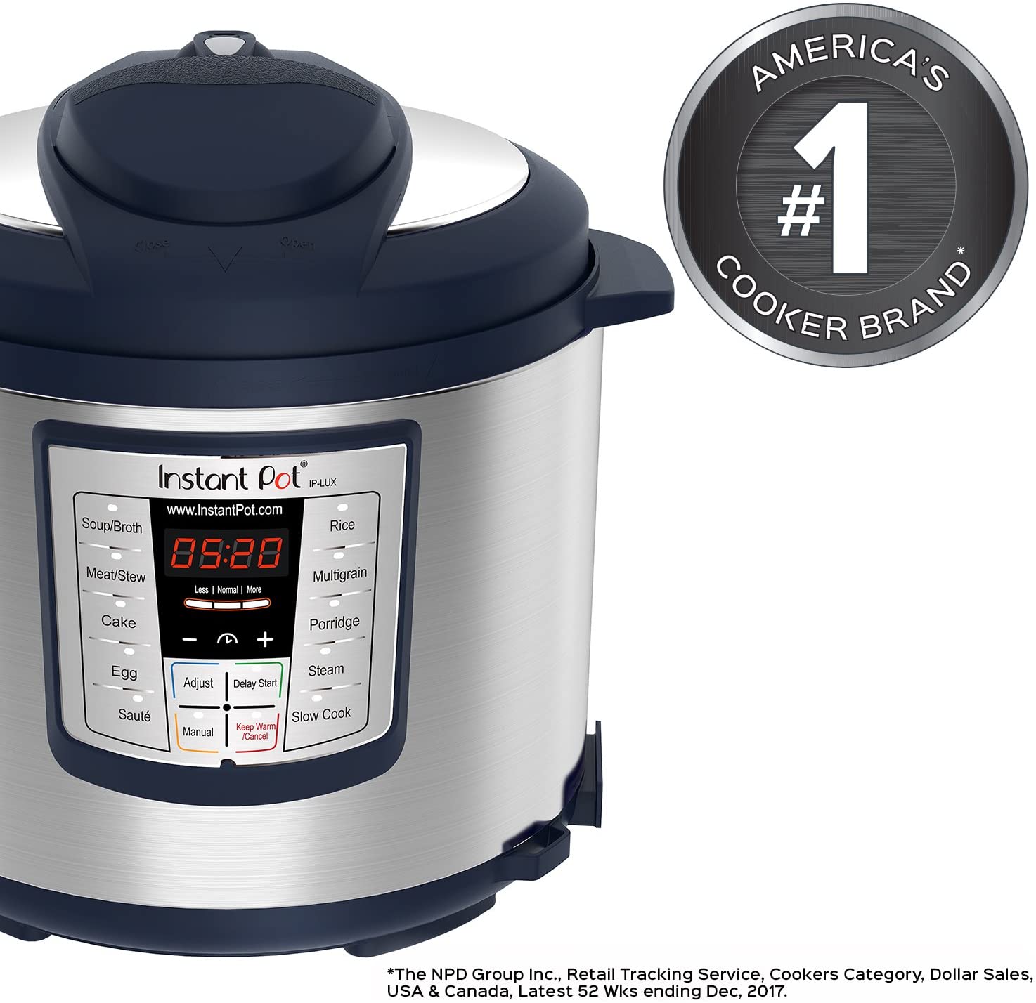 Instant Pot Lux 6 Qt 6-in-1 Muti-Use Programmable Pressure Cooker