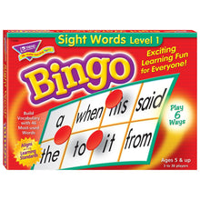 Load image into Gallery viewer, Trend Enterprises Sight Words Bingo - Set of 46 Words and 36 Playing Cards