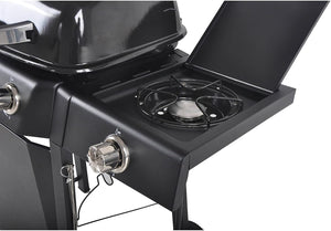 RevoAce GBC1793W Portable Dual Fuel Combination Charcoal/Gas Barbecue Outdoor Grill