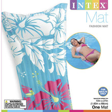 Load image into Gallery viewer, Intex Inflatable Fashion Air Mat, 72&quot; X 27&quot;, 1 Pack (Colors May Vary)